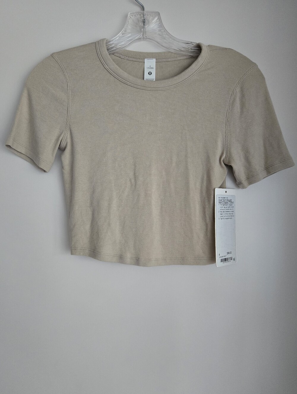 Lululemon hold tight cropped t shirt